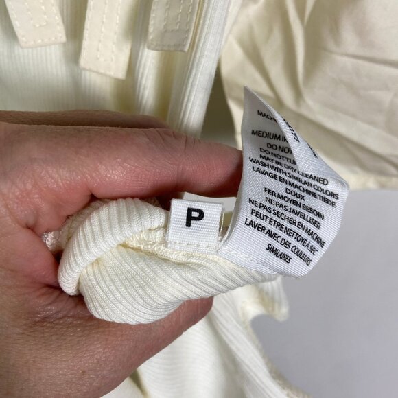 NEW Ulla Johnson Blair Top Eclipse White Size P or XS Puff Shoulder Blouse Boho - Picture 10 of 11